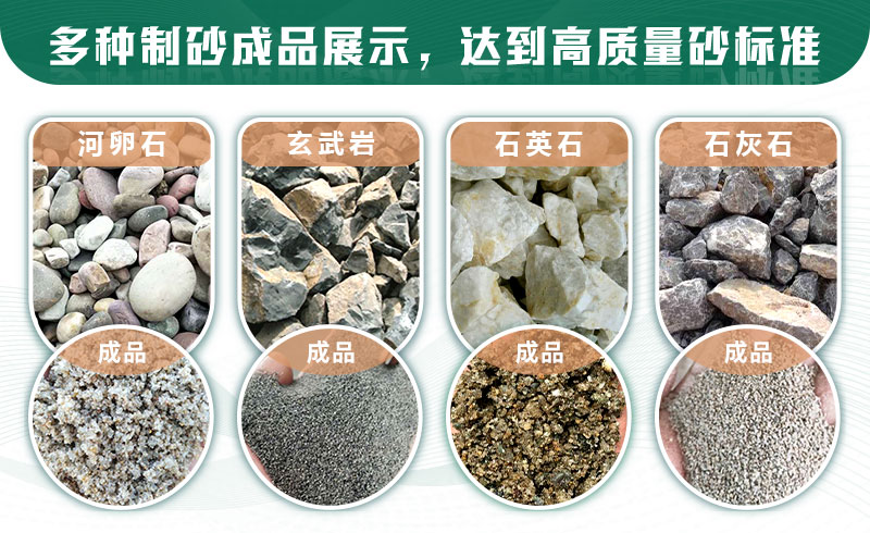 什么樣的石頭適合制砂？制沙生產線如何配置？