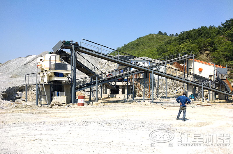 四川客戶制砂現場圖片