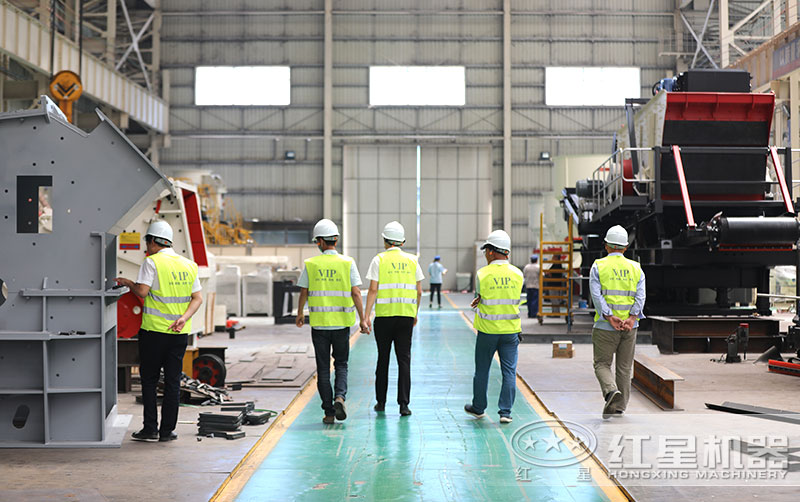 客戶考察12、13石子破碎機設備